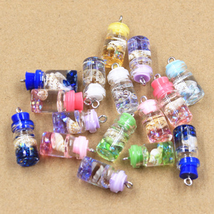 Cute Resin Acrylic Goblet Drink Fruit Juice Keyring Drift Bottle Conch Keychain For Women Men Key Chain Bag Car Key Pendant Gif