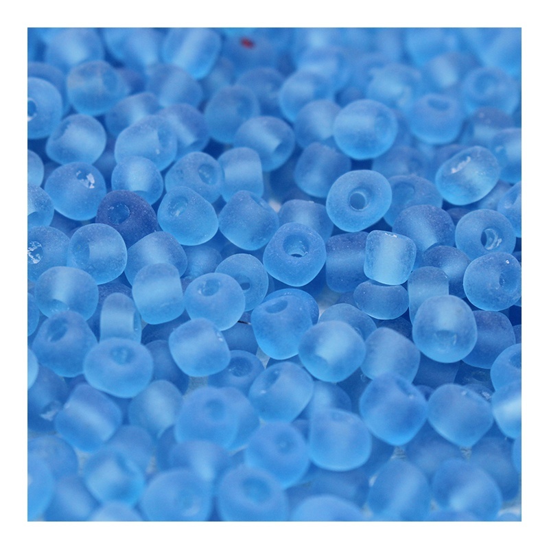 500g/bag DIY Colorful Glass Beads Bulk Wholesale Glass Loose Beads Transparent Matte Seed Beads