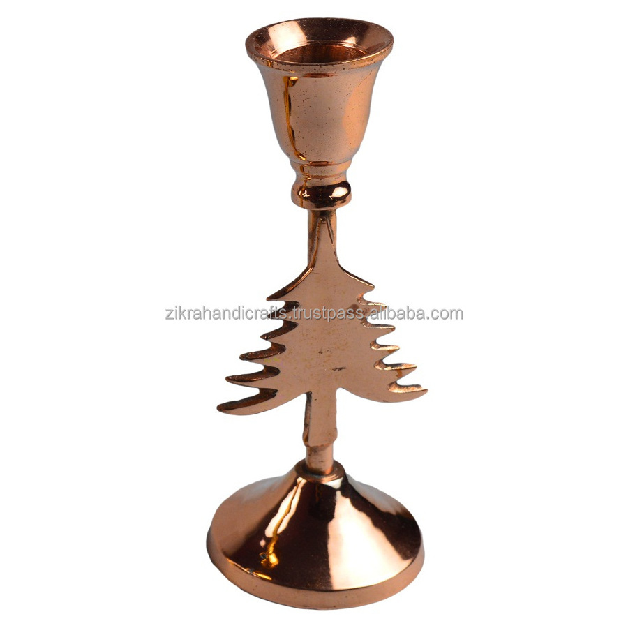 Palm Tree Candle Holder Multiple Finishing Design Metal Candle Stand Best For Home Villa Dinner And Wedding Design Decoration