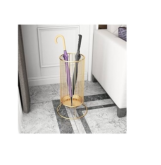 Hot Sell Anti-Rust Metal Umbrella Bucket with Drip Tray Large Capacity Storage Exclusive Design Free Standing Umbrella Holder