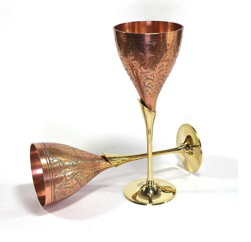 Hammered Stainless Steel Wine Goblet Manufacturer Champagne Glasses Silver Plated Steel Wine Goblet Wholesale Supplier