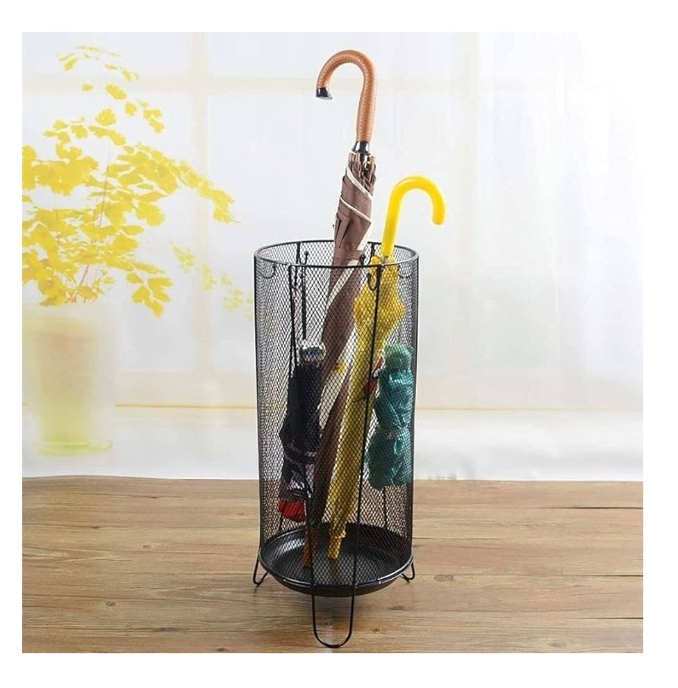 Umbrella Stand Wrought Iron Solid Metal Umbrella Stand Big Stand Made in India Export Quality Bulk Quantity Hot Selling 2023