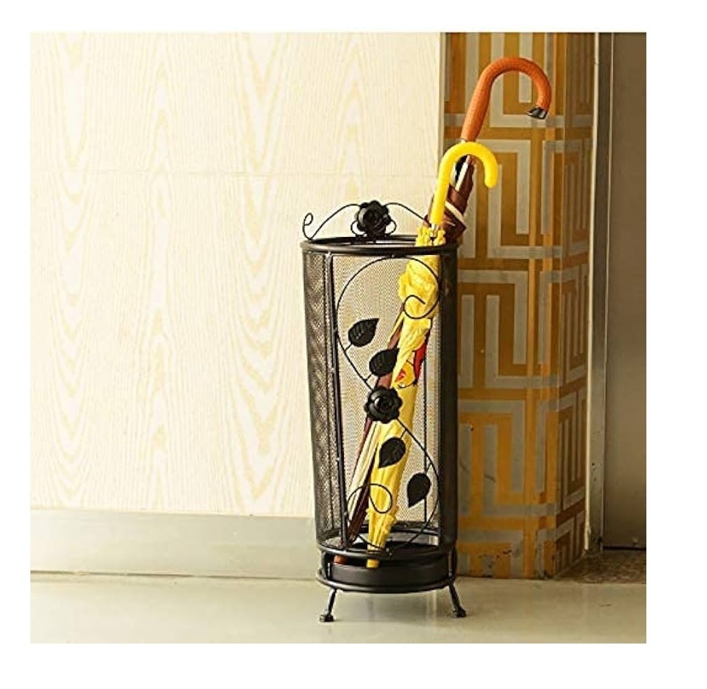 Umbrella Stand Wrought Iron Solid Metal Umbrella Stand Big Stand Made in India Export Quality Bulk Quantity Hot Selling 2023