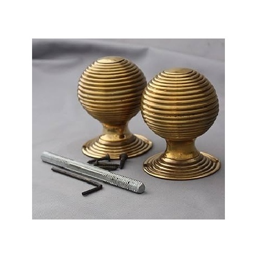 Captivating Look Brass Door Knobs Handmade Heavy Victorian Door Knob Hardware Polished Fancy Door Furniture