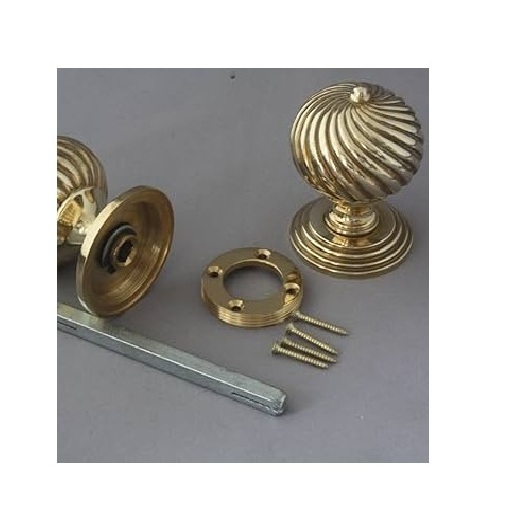 Captivating Look Brass Door Knobs Handmade Heavy Victorian Door Knob Hardware Polished Fancy Door Furniture