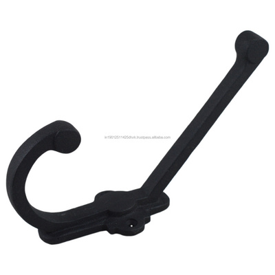 Dark Black Theme Design Door Hooks And Hanger Wall Decor For Hanging Clothes Coat Hat And Key Design Hooks