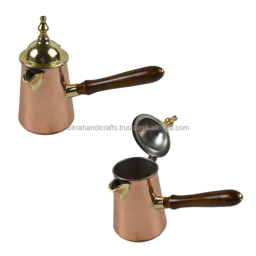 Milk Pots Classic Finishing Design Turkish Milk Pots And Kettles Brass Material Design Coffee & Tea Set