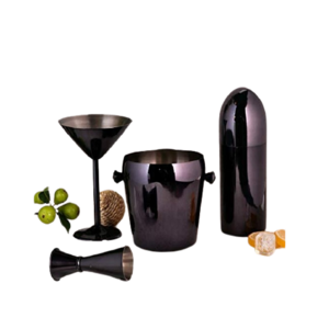 Vintage Black Powder Coated Steel Wine Goblet Manufacturer and Exporter New Arrival Steel Wine Goblet at Low Cost