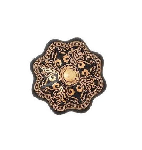 Floral Print Ceramic Door Knobs Shabby Chic Cupboard Drawer Pull Handles furniture cabinet handle kitchen knobs