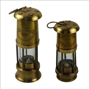 Nautical Kerosene Lamp Antique Theme Brass Polished Finishing Design Decorative Mini Lantern Hanging And Outdoor Camping Decor