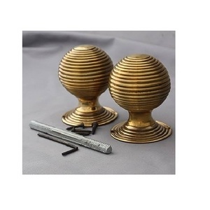 Trending Golden brass decorative cupboard knob good quality knob handmade hand forged solid bronze metal made knob living finish