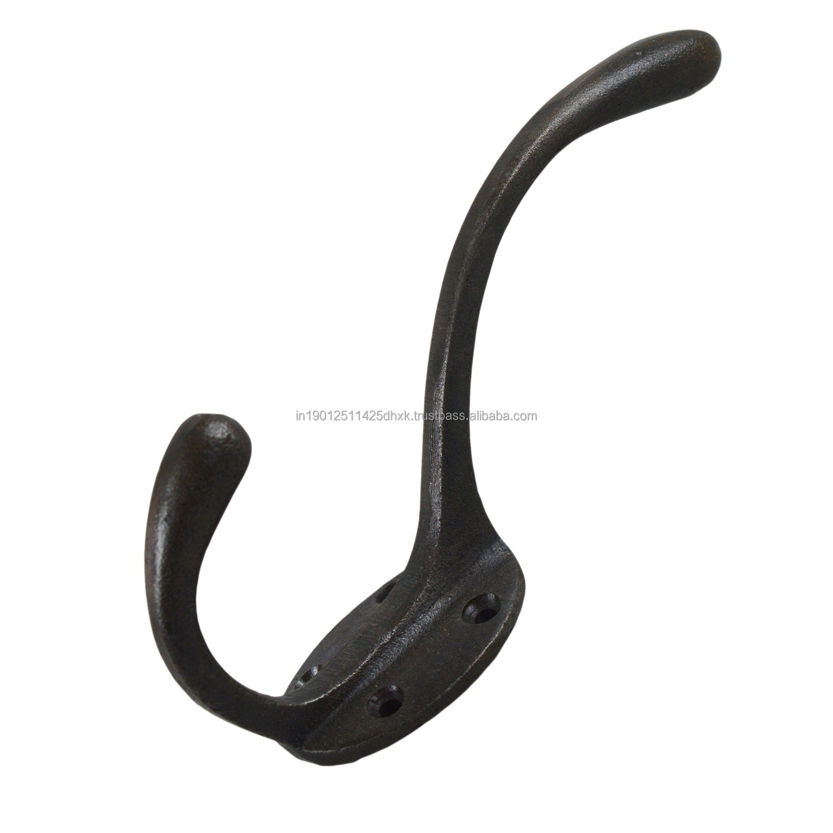 Dark Black Theme Design Door Hooks And Hanger Wall Decor For Hanging Clothes Coat Hat And Key Design Hooks