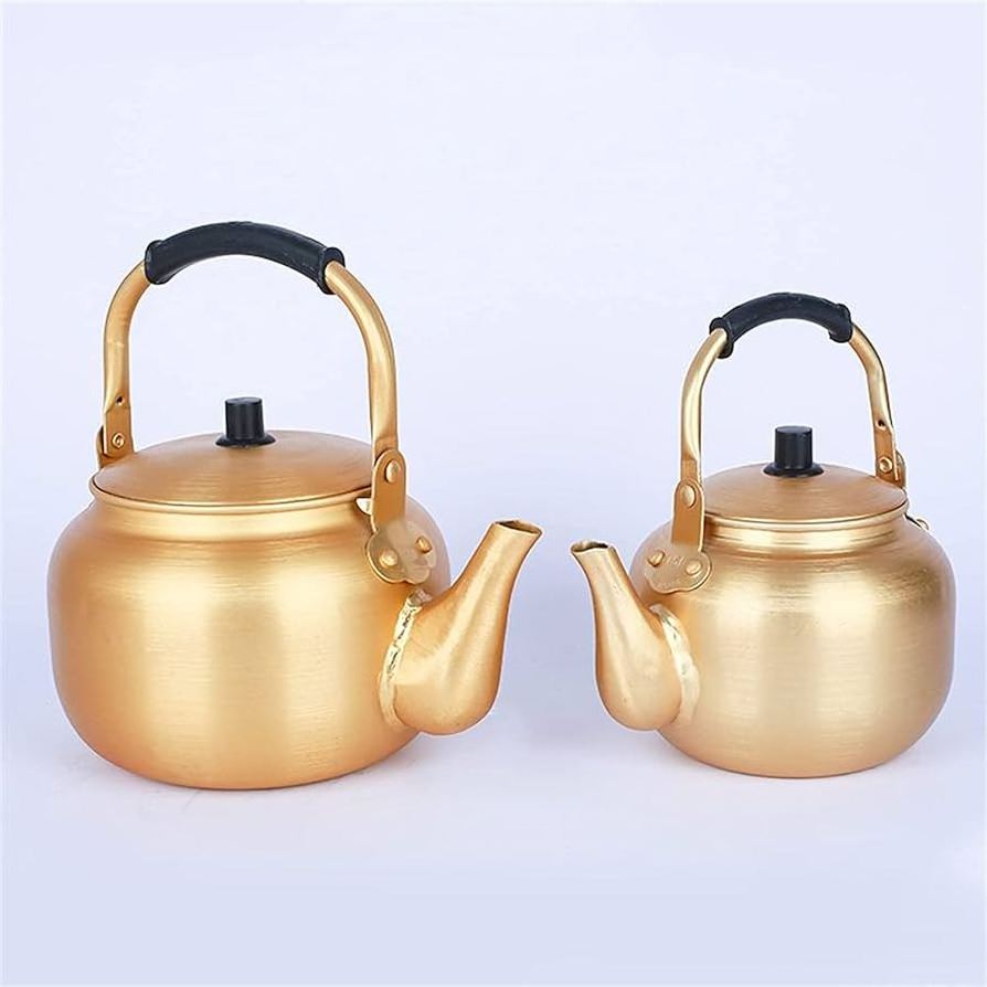 Wholesale Copper Square Shape Tea Kettle For Home Kitchen Tableware Decorative Coffee And Tea Kettle Pot With Copper Handle