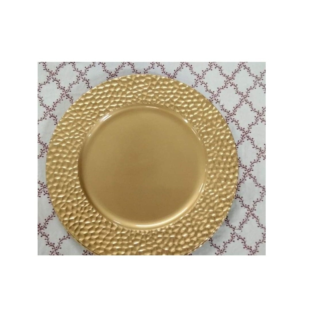 Best Selling Charger Plates Top Trending Indoor Design Fully Handmade For Wedding Party Restaurant Kitchenware Tray