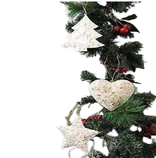 Top On Demand Christmas Tree Decoration Metal Hanging Star/Heart Ornament Hanging Decor Made In India