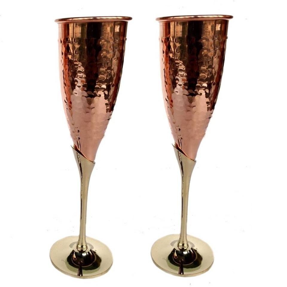 Bulk Price Shot Glasses Design Perfect Wedding Decoration Champagne Coupes Cocktail Martini Glass Wine Glasses Metallic Design