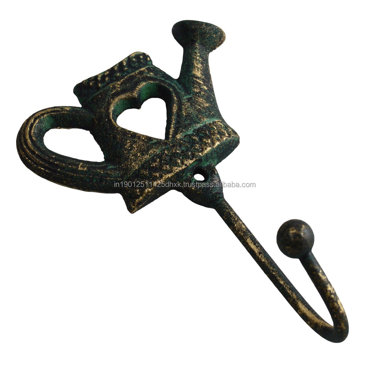 Ironic Black Theme Hooks With Antique Painted Finishing Design Door Hanger Home Decor Design Key Hooks