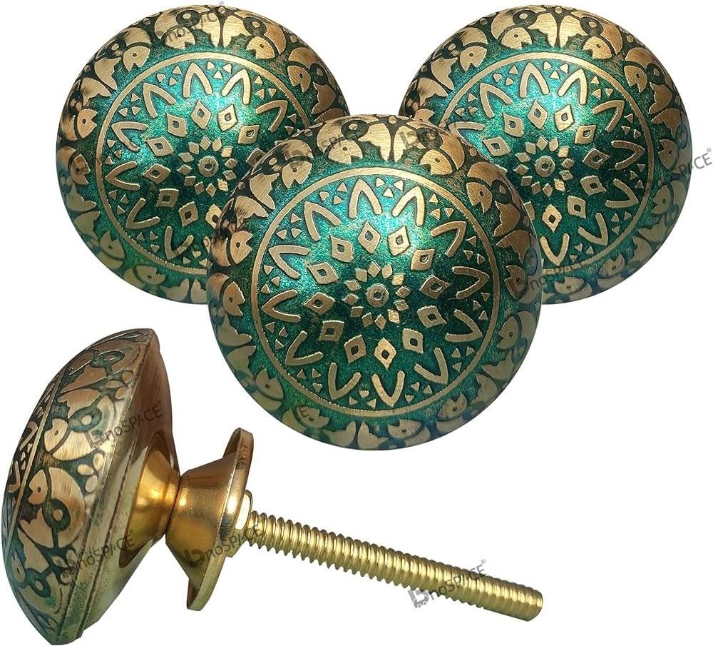 Antique door knobs hollow brass furniture decorative kitchen cabinet etching handle drawer pulls gold closet brass handle