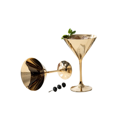 Vintage Black Powder Coated Steel Wine Goblet Manufacturer and Exporter New Arrival Steel Wine Goblet at Low Cost