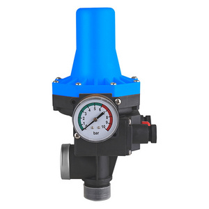 Custom Design PS01B type BLUE Digital Pressure Gauge pressure switch 1.1KW 10bar automatic water pump controller