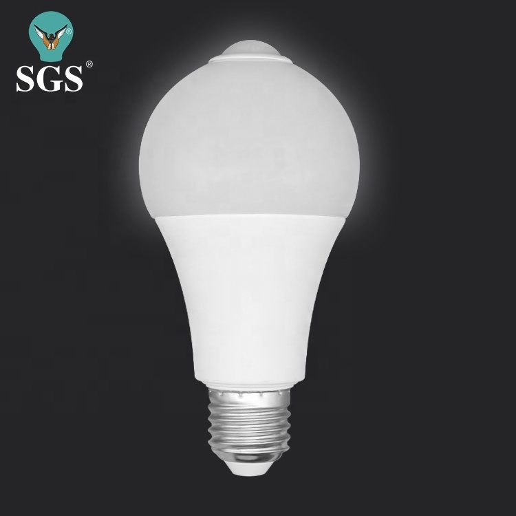 Hot Selling Latest New design 12W Corridor Induction Smart Sensor Warm Light Led Bulb