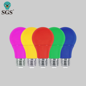 Home decoration Super quality  red green blue  yellow Light Blocking Light Bulb b22 e27 led colorful bulbs