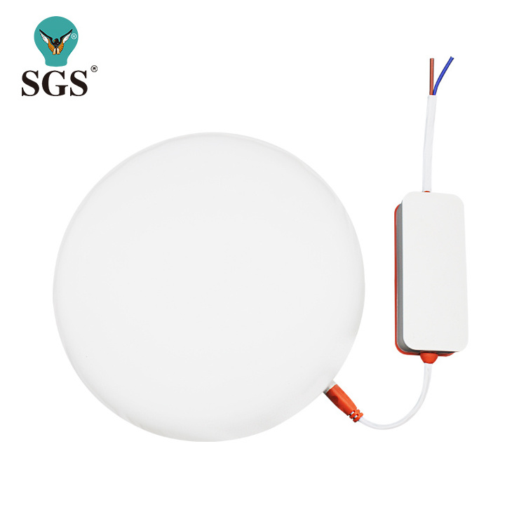 25W round flat surface concealed borderless super bright lamp dimmbar recessed light led panel