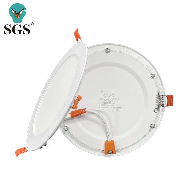 High quality Recessed Ultra Thin Led Panel Light Retrofit Downlight Wafer Panel Dimmable color Slim Panel