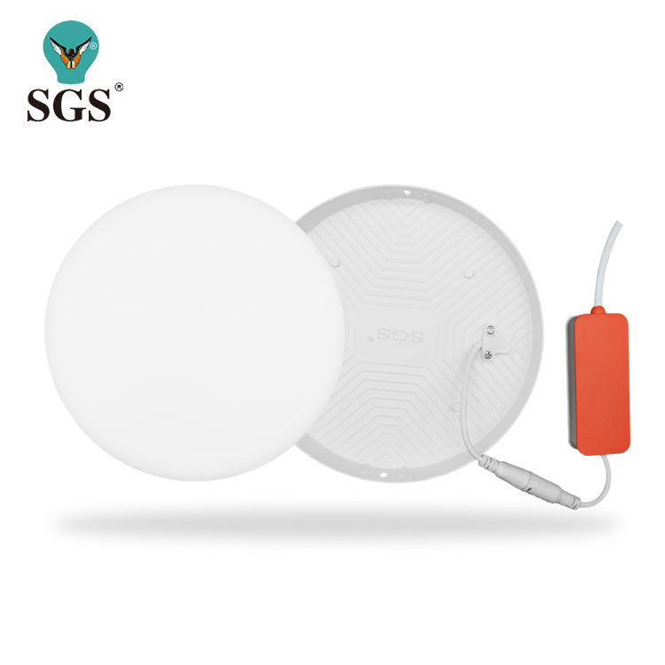 Factory Direct High Quality Recessed Round Shape Commercial Led Panel Light