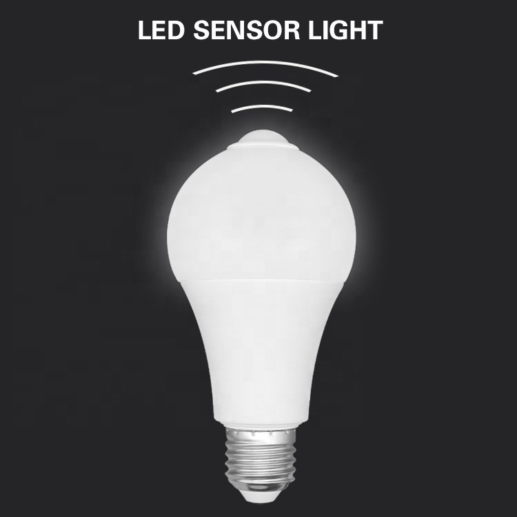 Hot Selling Latest New design 12W Corridor Induction Smart Sensor Warm Light Led Bulb