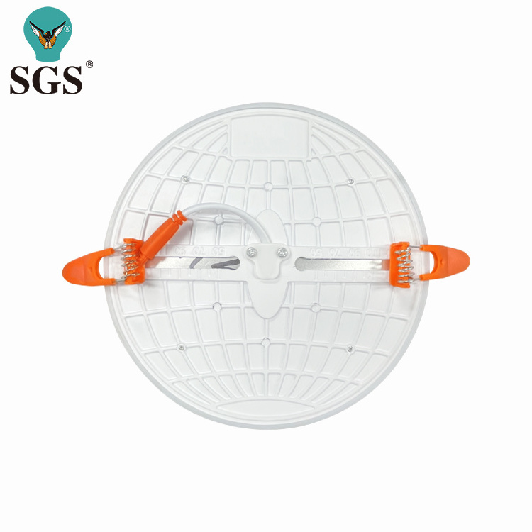 Guangzhou anti glare hole adjustable Slim round  18w 24w 36w Rimless frameless led panel light