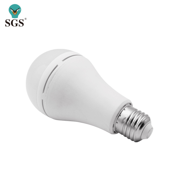 High quality rechargeable led light A60 e27 B22 home garden  led emergency light bulb