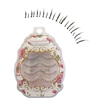 Daily Natural False Eyelashes Transparent Band Bottom Lashes New Arrival