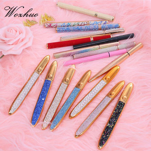 Newest Waterproof Sticky Black And Transparent Eyeliner Lash Glue Pen Adhesive Eyeliner Pen Glue For Strip Eyelashes