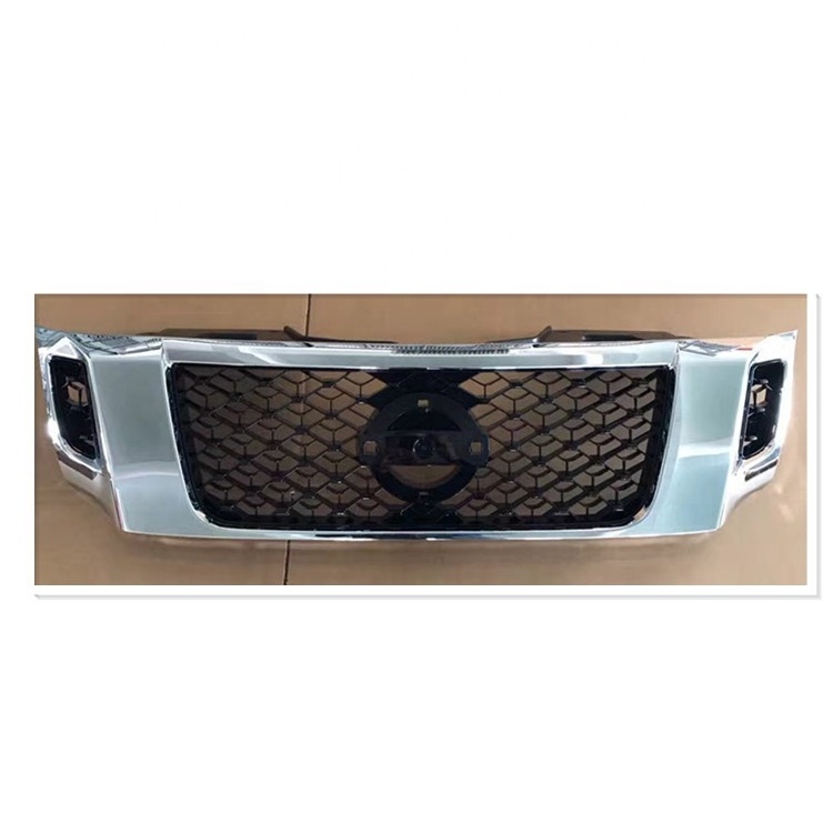 ABS Plastic Half Chromed Front  Middle Grille Used For NP300 navara frontier 2016