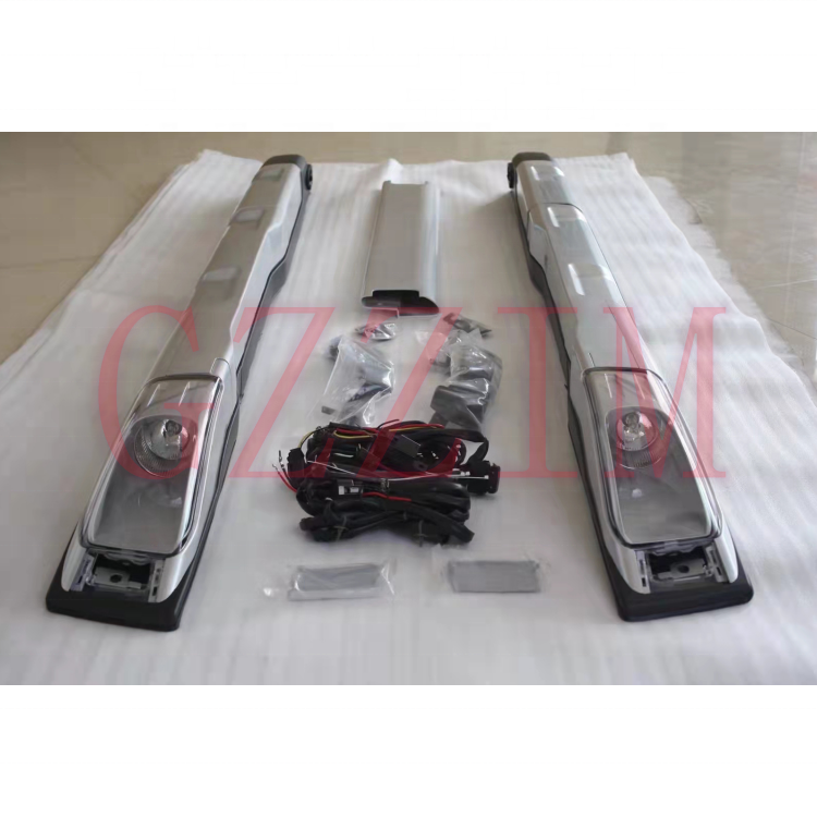 Car Accessories Aluminum Alloy Roof Rack Luggage Carrier With Light Used For X-Trail 2010+