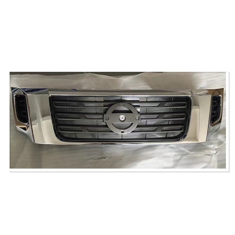 ABS Plastic Half Chromed Front  Middle Grille Used For NP300 navara frontier 2016