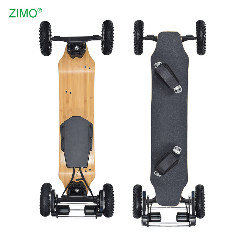 4 Wheels Black 12 Layers Maple Skate Board Electric Skateboard