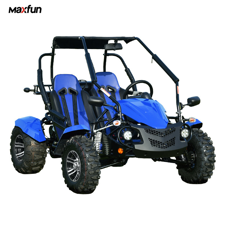 2 Seater Go-Kart 4-Wheel Off-Road Blue Black Dune Buggy