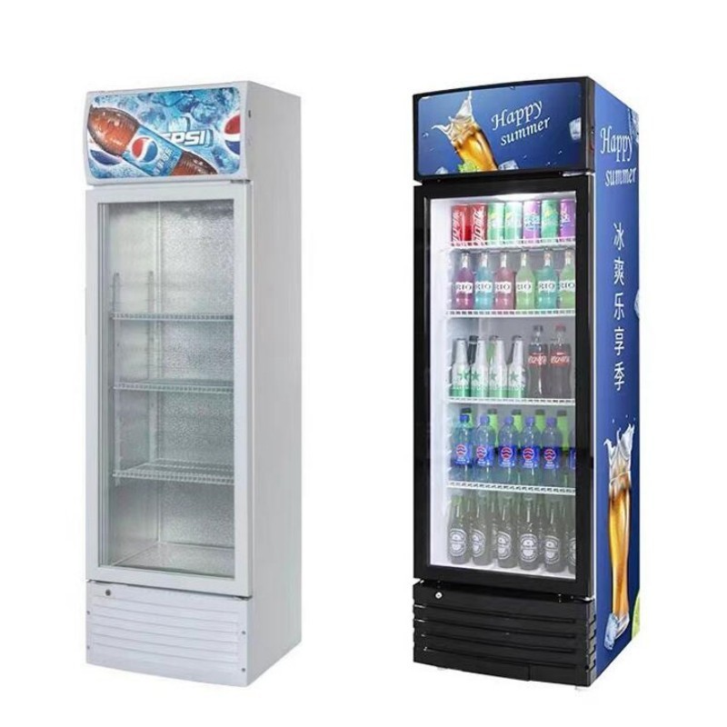 Commercial Glass door  Pepsi Drink Refrigerated Open Drink Display fridge Cooler cola Chiller Cabinet Refrigerator