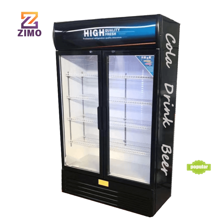 Commercial Glass door  Pepsi Drink Refrigerated Open Drink Display fridge Cooler cola Chiller Cabinet Refrigerator