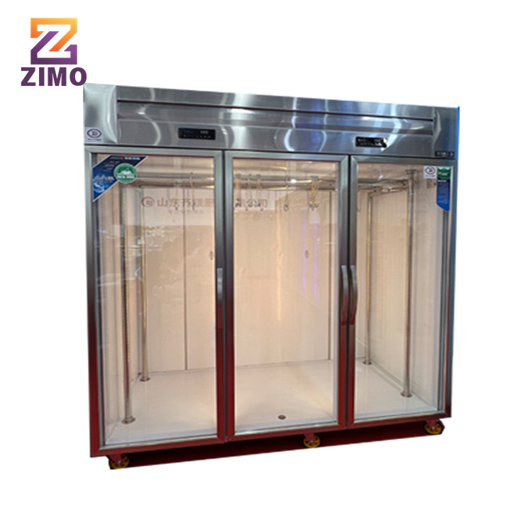 Butchery Fridge Commercial Meat Hanging Refrigerator Counter Meat Display Fridge Show Case