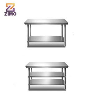 Stainless Steel Food Prep Table Cooking Worktable For Restaurant