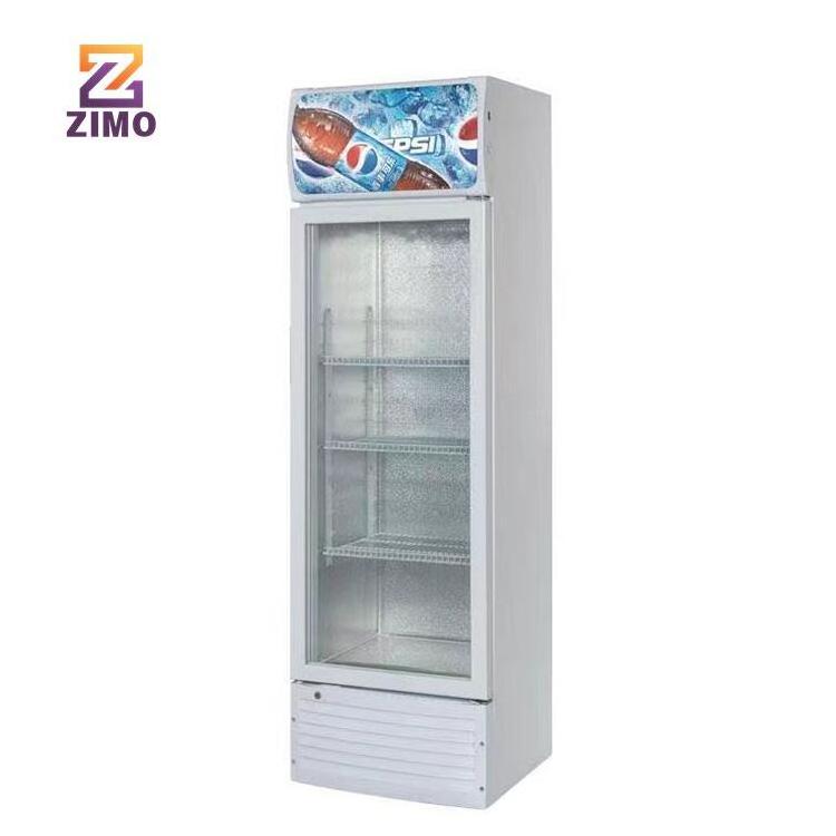 Supermarket Glass Door Drink Display Fridge Cooler Cola Chiller Cabinet Refrigerator