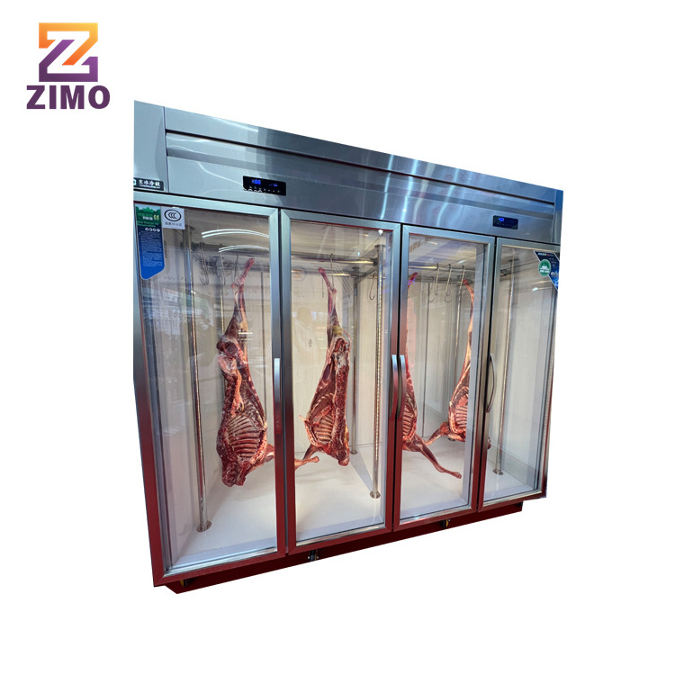 Butchery Fridge Commercial Meat Hanging Refrigerator Counter Meat Display Fridge Show Case