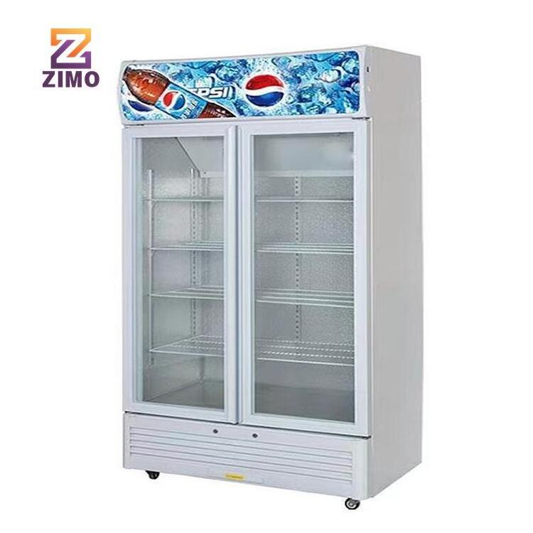 Commercial Glass door  Pepsi Drink Refrigerated Open Drink Display fridge Cooler cola Chiller Cabinet Refrigerator