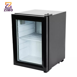 Small Household Freezers Commercial Freezer Vertical Transparent Glass Door Beverage Display Cabinets Fresh Cabinet Mini-fridge