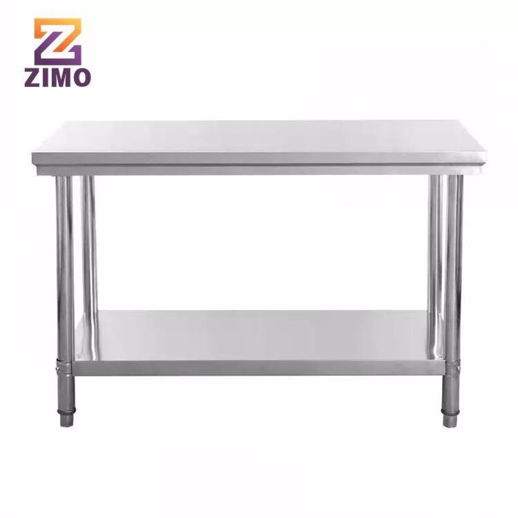 Stainless Steel Food Prep Table Cooking Worktable For Restaurant