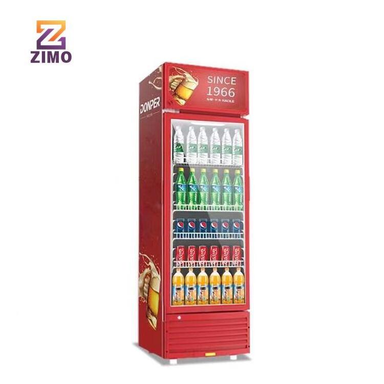 Supermarket Glass Door Drink Display Fridge Cooler Cola Chiller Cabinet Refrigerator