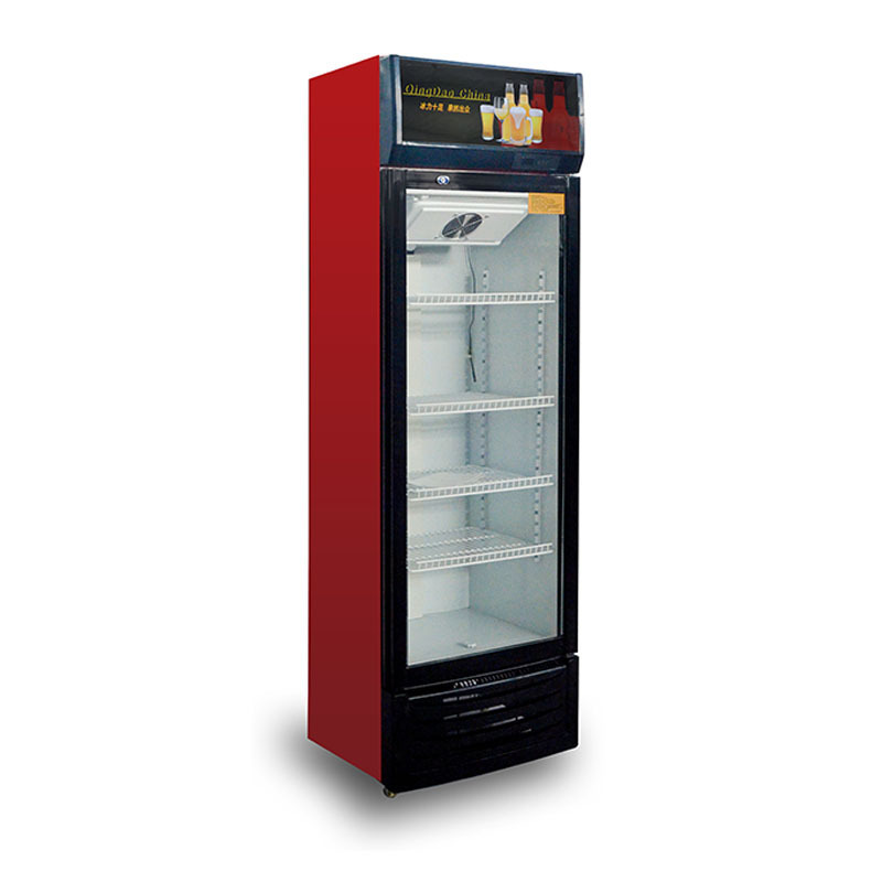 Supermarket Showcase Refrigerators Upright Display Fridge Freezer With Glass Doors Drink Cooler Refrigeration EquipmeAir cooling